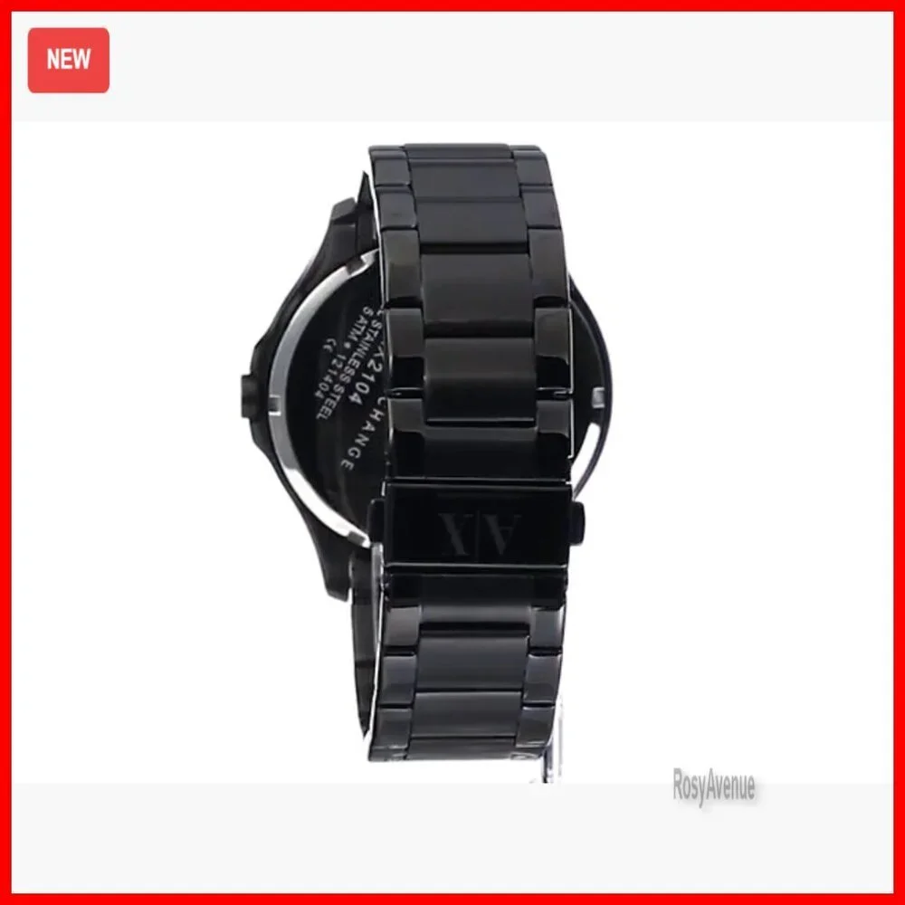 Men's Stainless Steel Watch with Quartz Movement, 50m Water Resistant